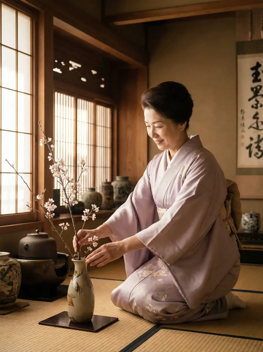 一位优雅的 宫下玲奈 - 宫下玲奈短视频官方网站 - 最新资讯宫下玲奈 在和室中插花